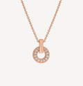Bvlgari Gari Necklace Pink Gold Cubic Zirconia
